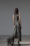 marc le bihan 2132 chest knot dress bronze
